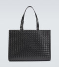 Bottega Veneta Women Cargo Intrecciato Leather Tote Bag