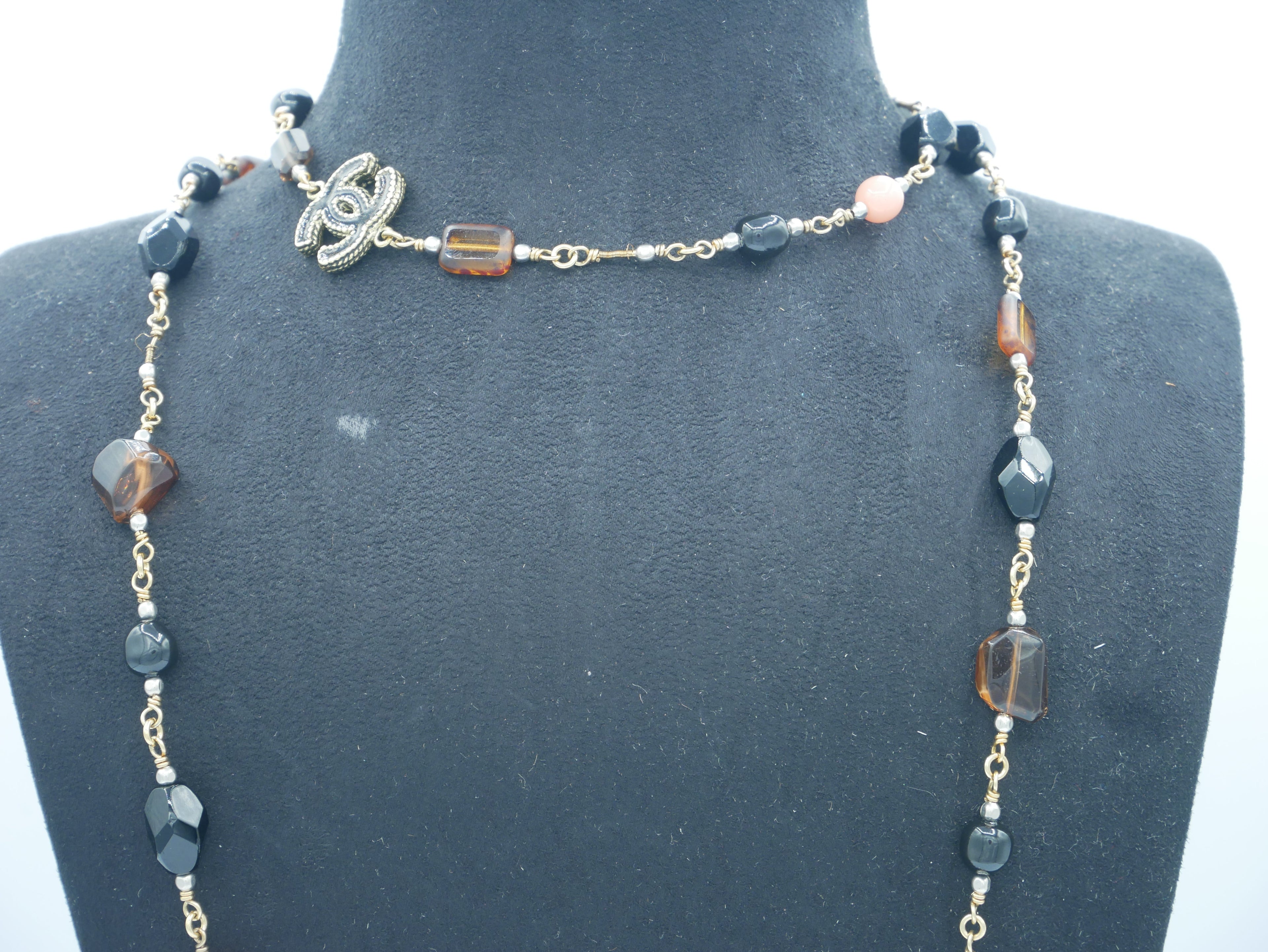 Chanel pearls long necklace