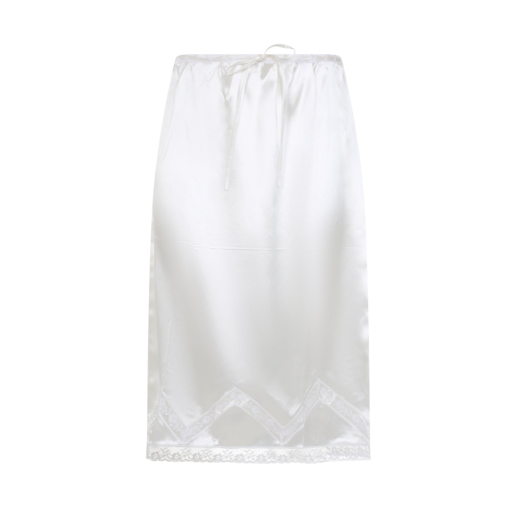 PRADA Satin Midi Skirt for Women