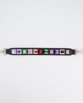 Fendi Multi-Colour Short Bag Strap with Spike Detail