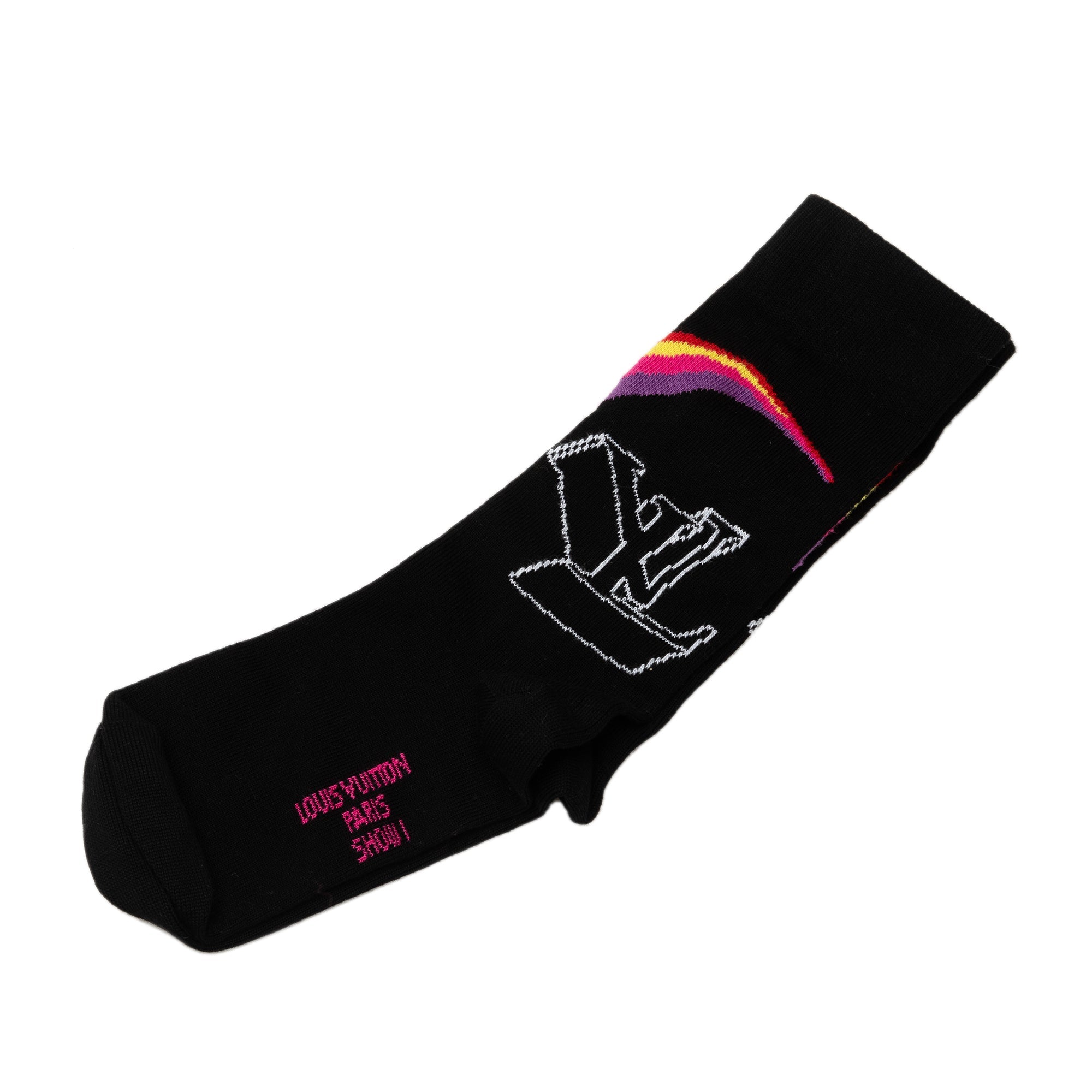 Multi Louis Vuitton Virgil Abloh LV Archives Set of Socks