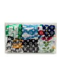 Multi Louis Vuitton Virgil Abloh LV Archives Set of Socks