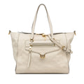 White Louis Vuitton Monogram Empreinte Lumineuse PM Satchel