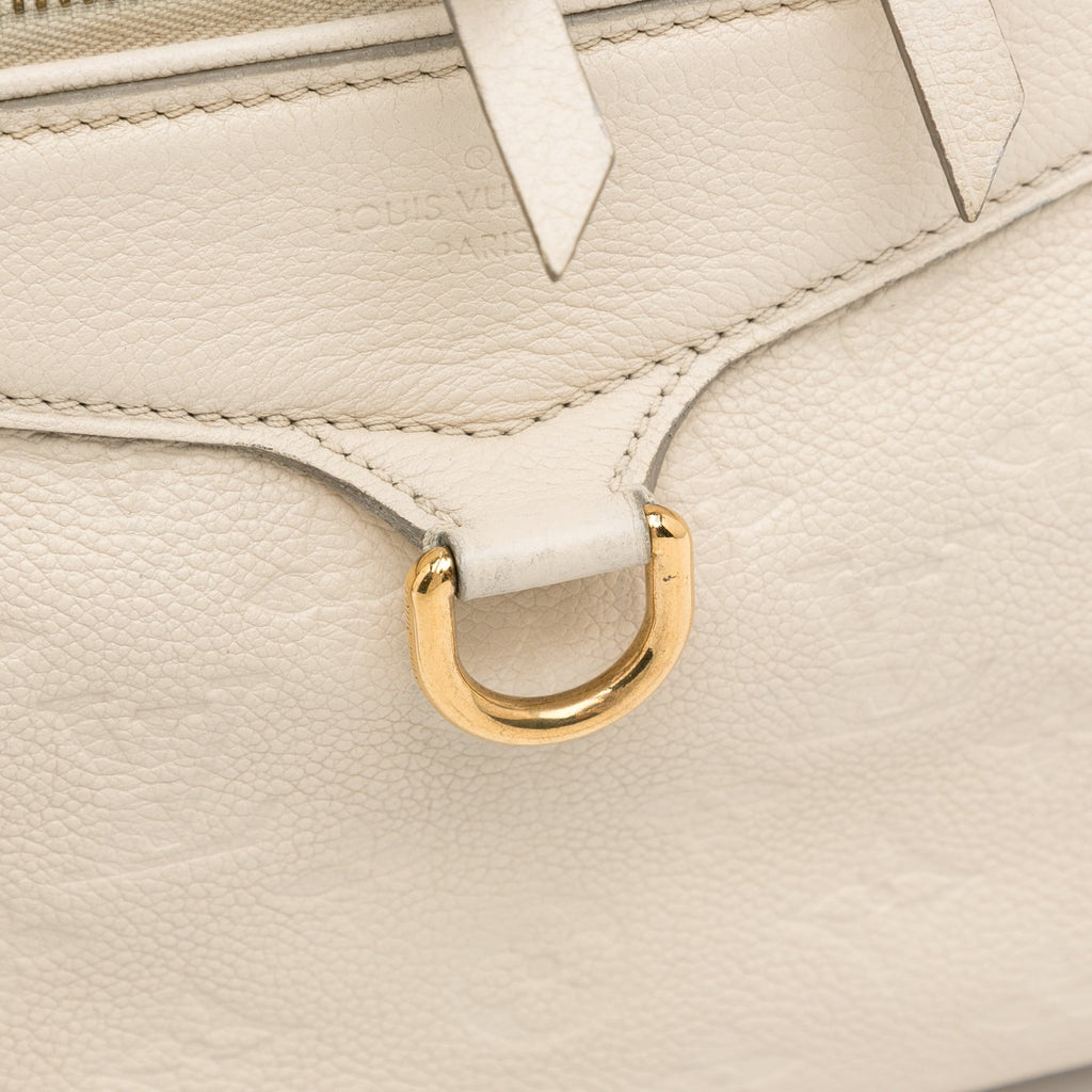 White Louis Vuitton Monogram Empreinte Lumineuse PM Satchel