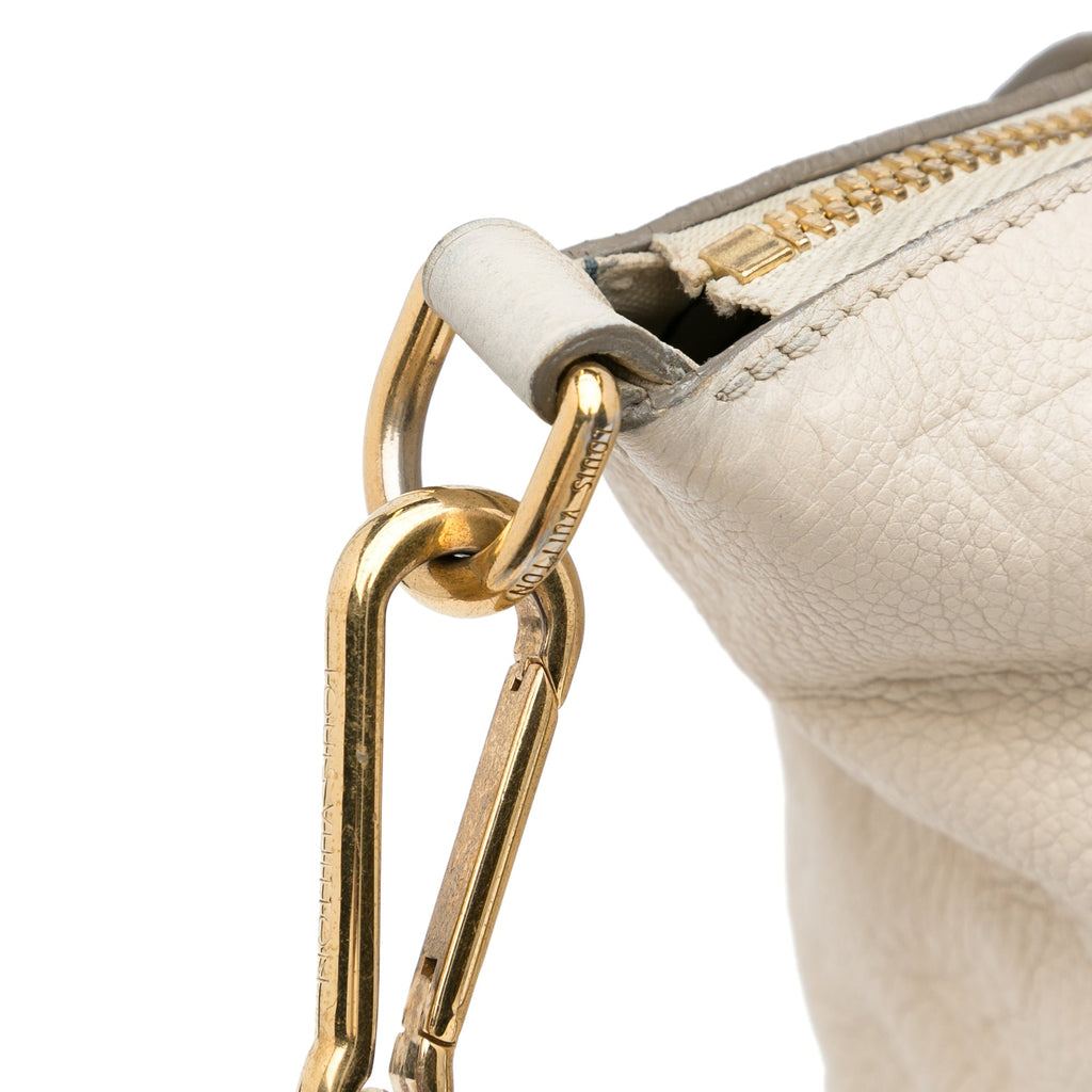 White Louis Vuitton Monogram Empreinte Lumineuse PM Satchel