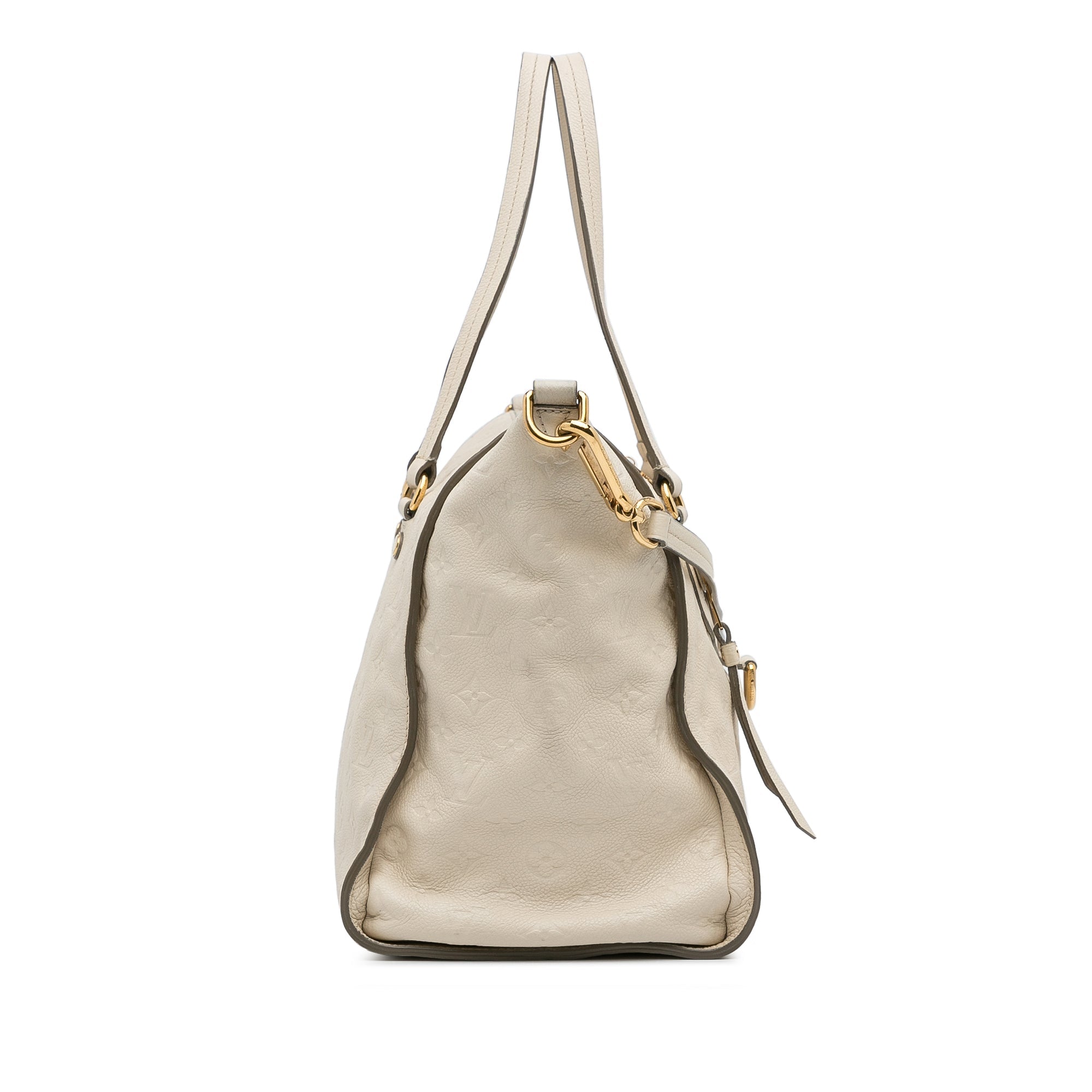 White Louis Vuitton Monogram Empreinte Lumineuse PM Satchel