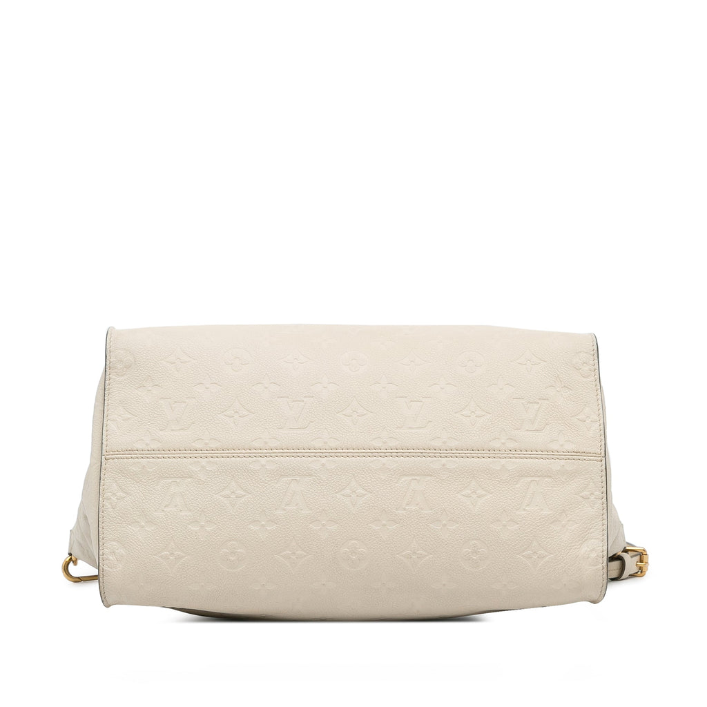 White Louis Vuitton Monogram Empreinte Lumineuse PM Satchel