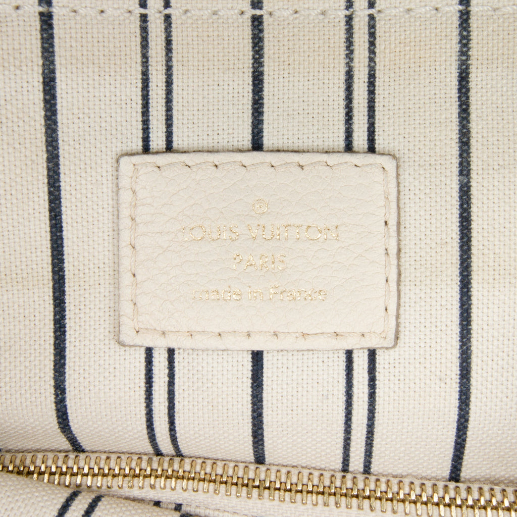 White Louis Vuitton Monogram Empreinte Lumineuse PM Satchel