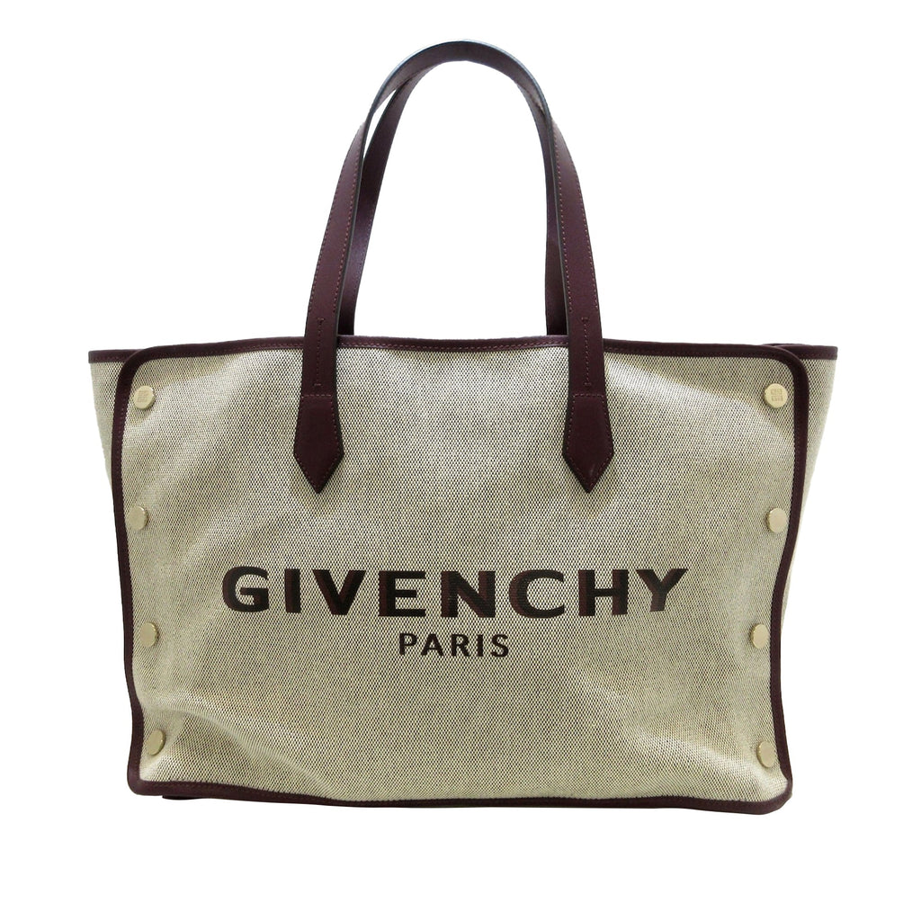 Beige Givenchy Medium Bond Shopper Tote Bag