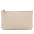 Brown Louis Vuitton Monogram Empreinte Neverfull Pouch