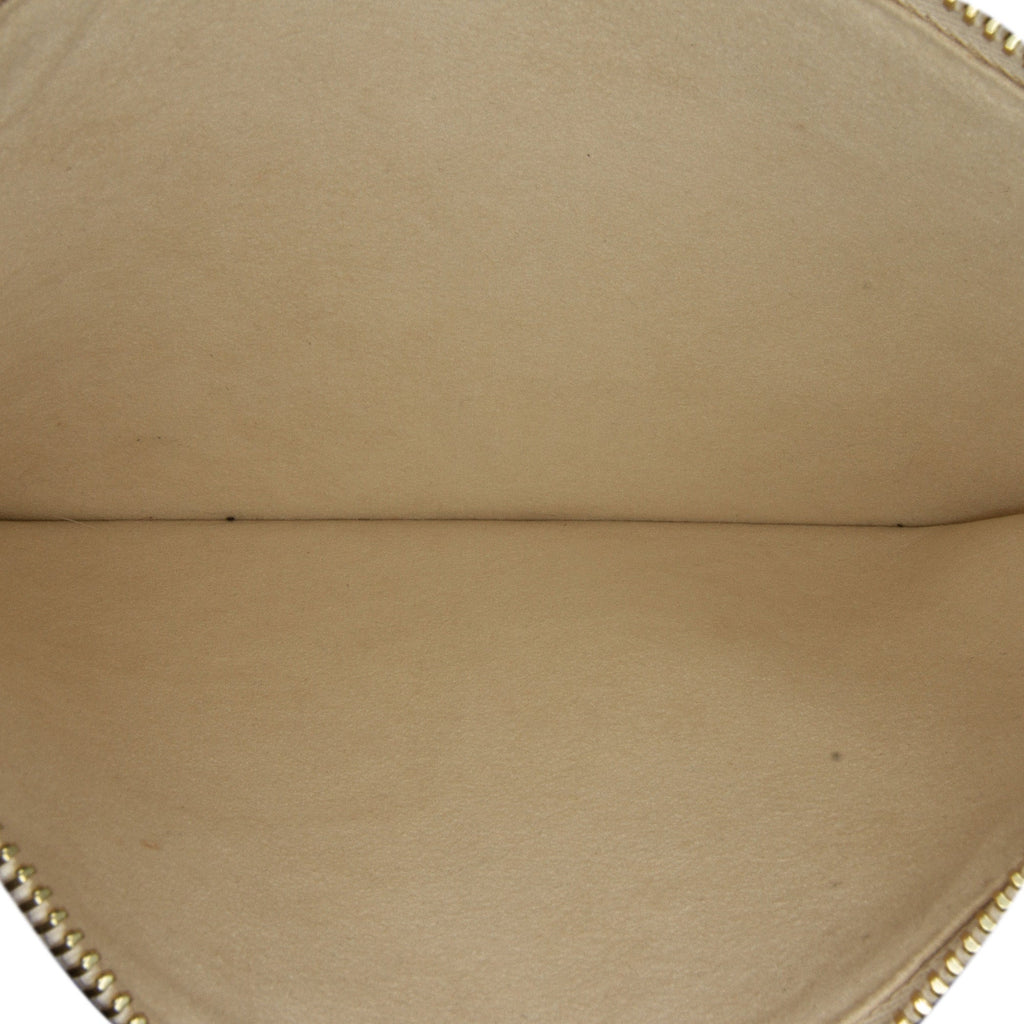 Brown Louis Vuitton Monogram Empreinte Neverfull Pouch