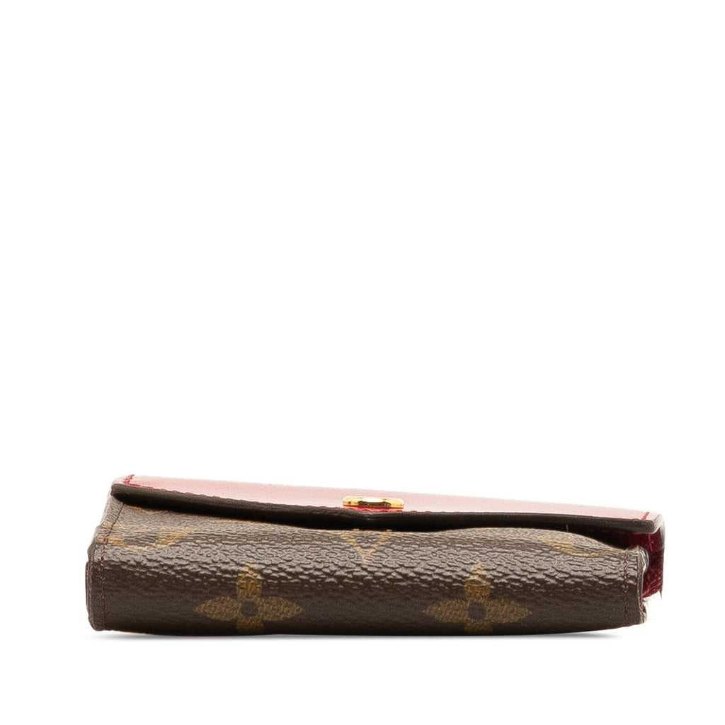 Brown Louis Vuitton Monogram Zoe Wallet