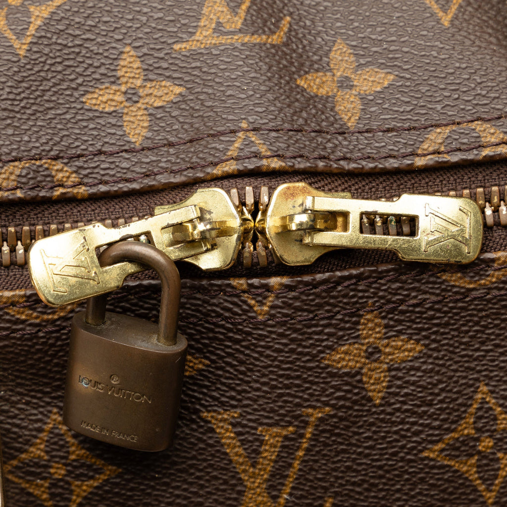 Brown Louis Vuitton Monogram Keepall 55 Travel Bag
