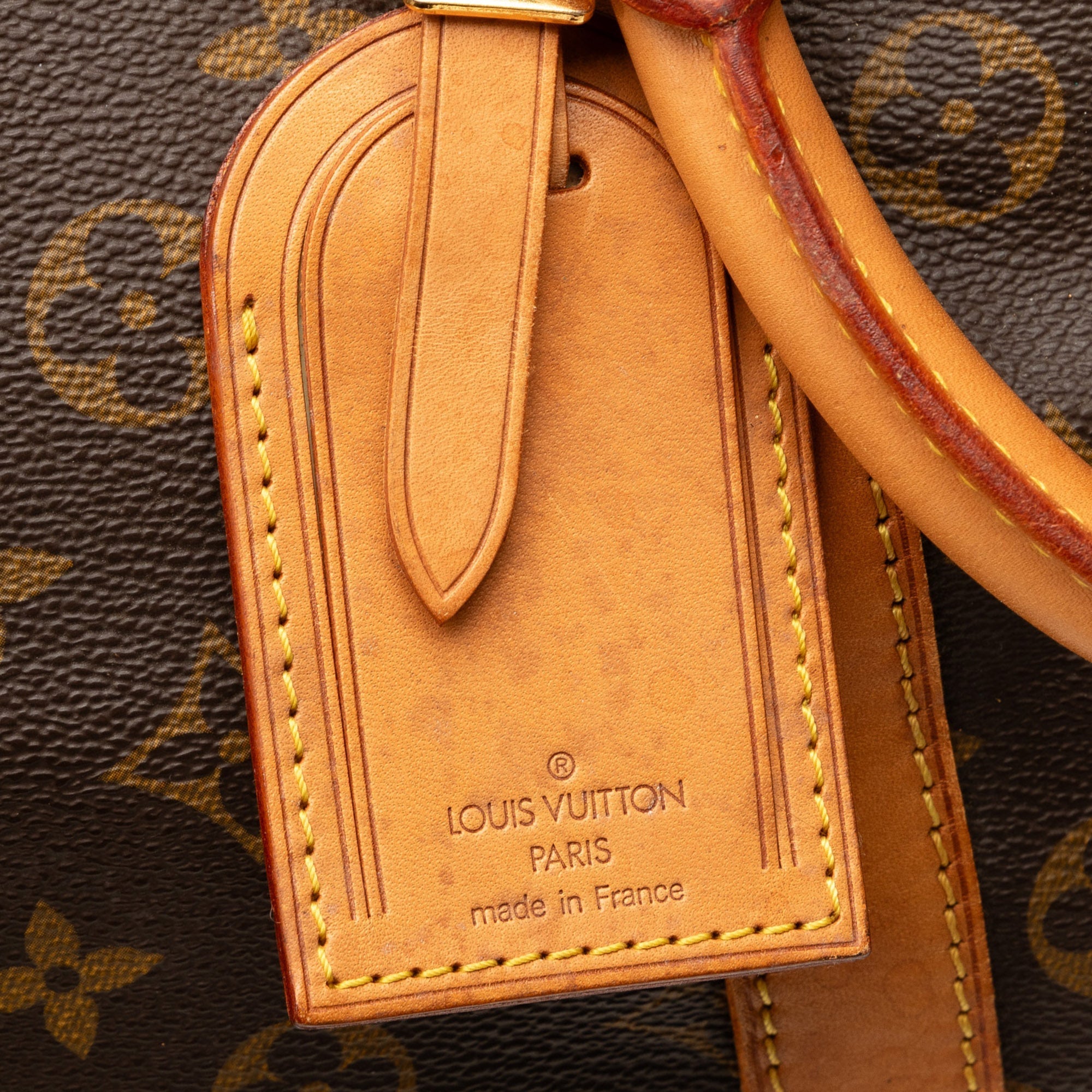 Brown Louis Vuitton Monogram Keepall 55 Travel Bag