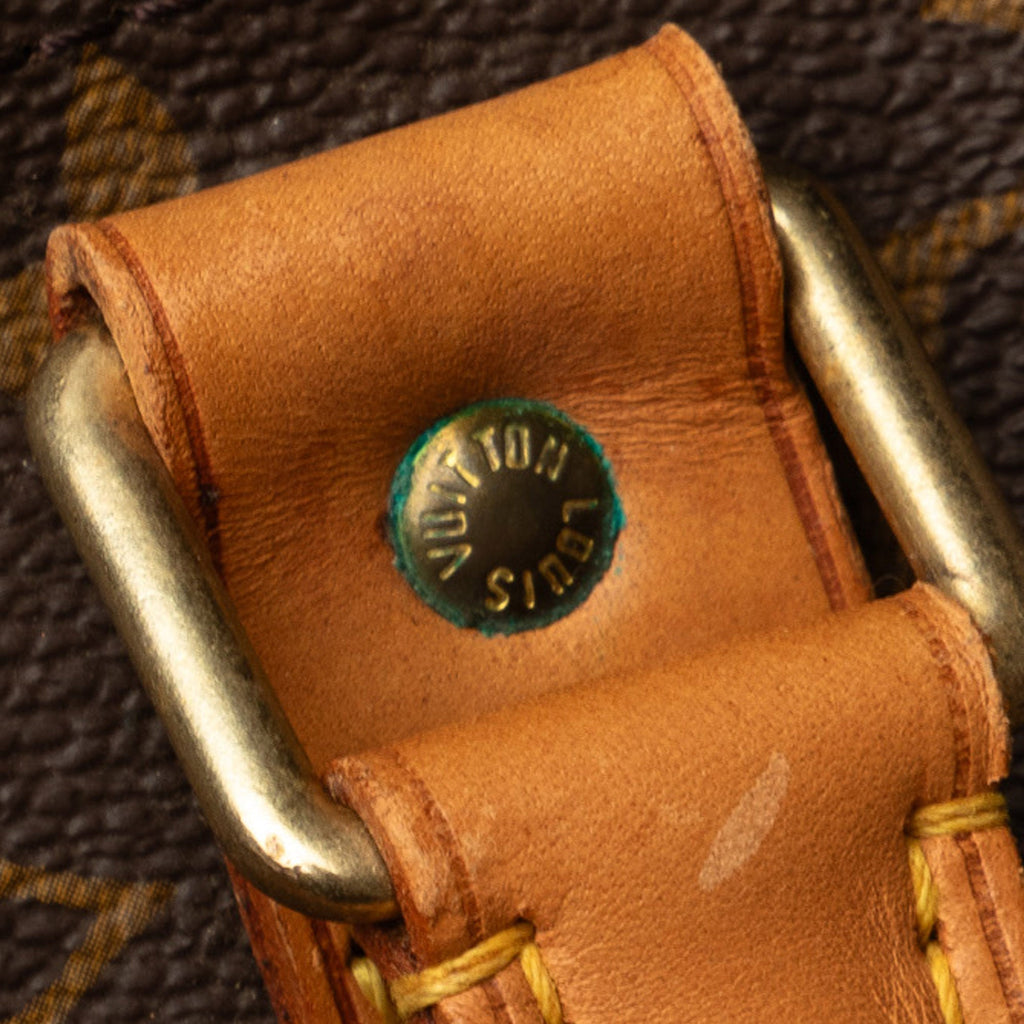 Brown Louis Vuitton Monogram Keepall 55 Travel Bag