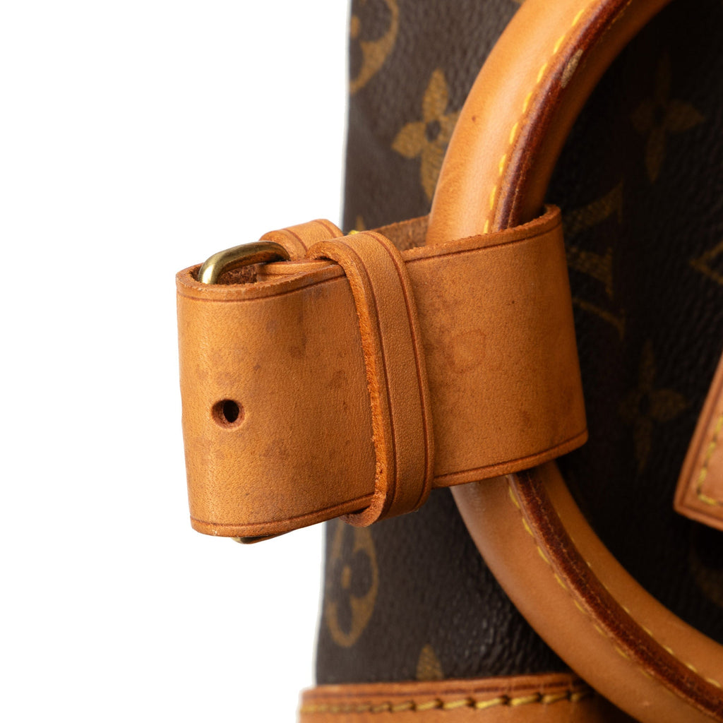 Brown Louis Vuitton Monogram Keepall 55 Travel Bag