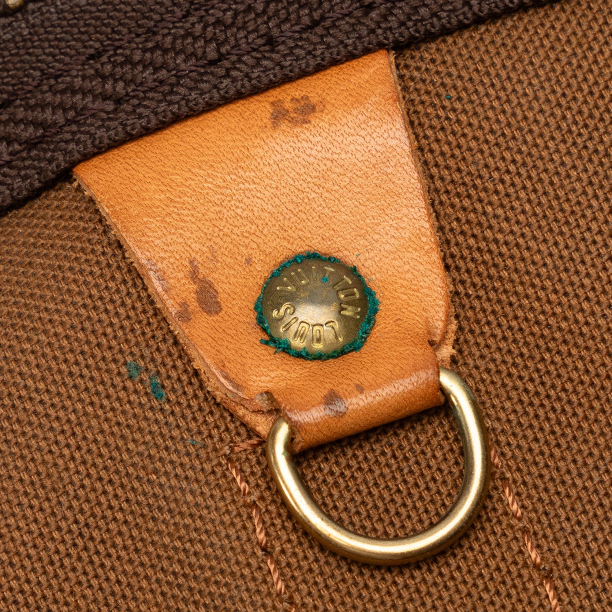 Brown Louis Vuitton Monogram Keepall 55 Travel Bag