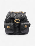 Coach Tabby Backpack Black Leather