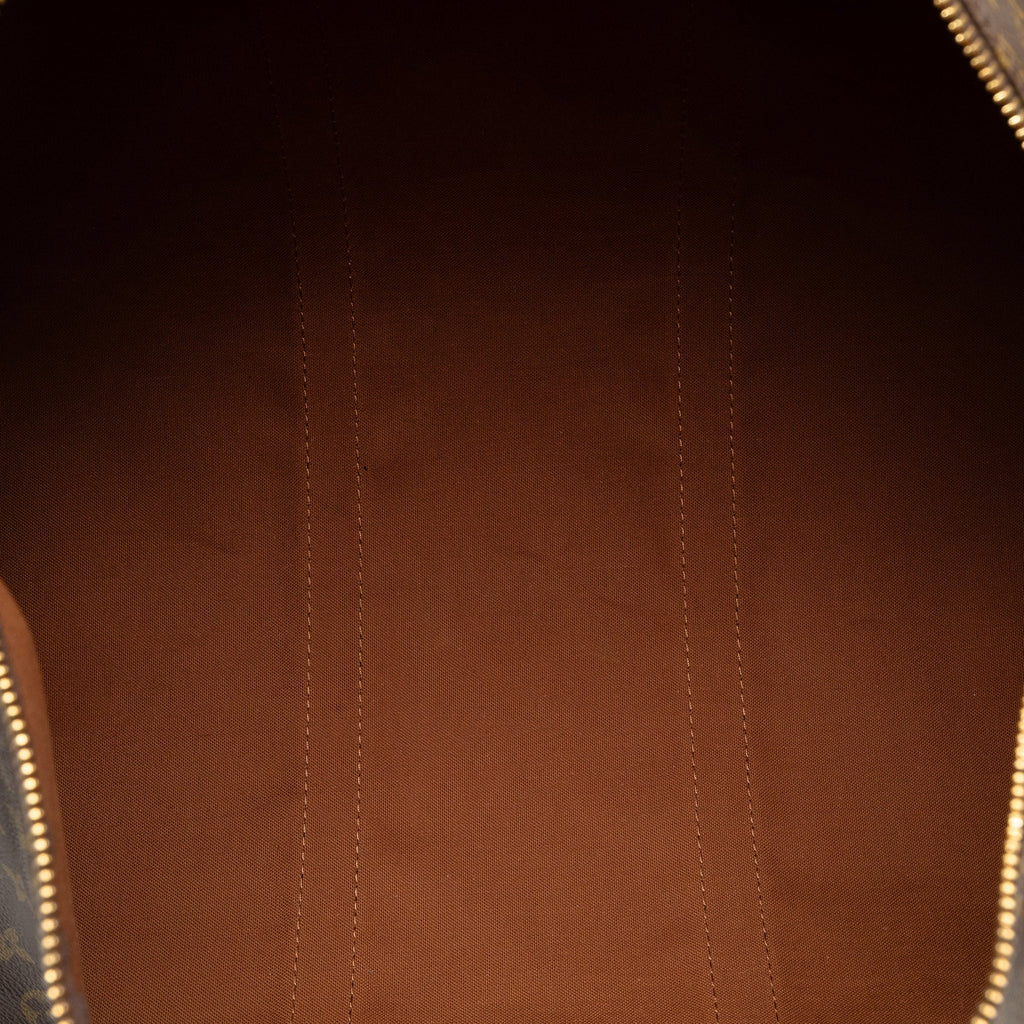 Brown Louis Vuitton Monogram Keepall 50 Travel Bag