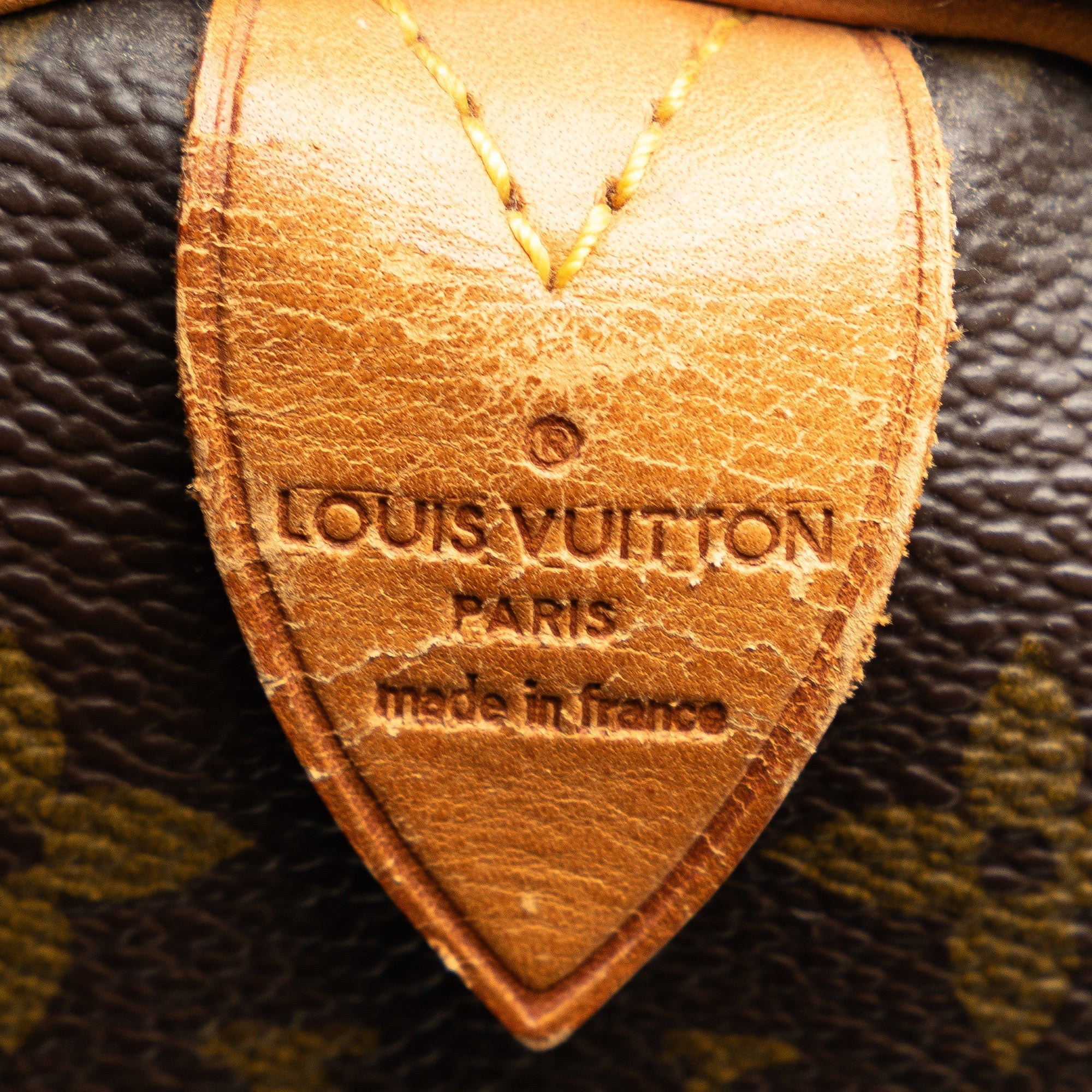 Brown Louis Vuitton Monogram Keepall 50 Travel Bag