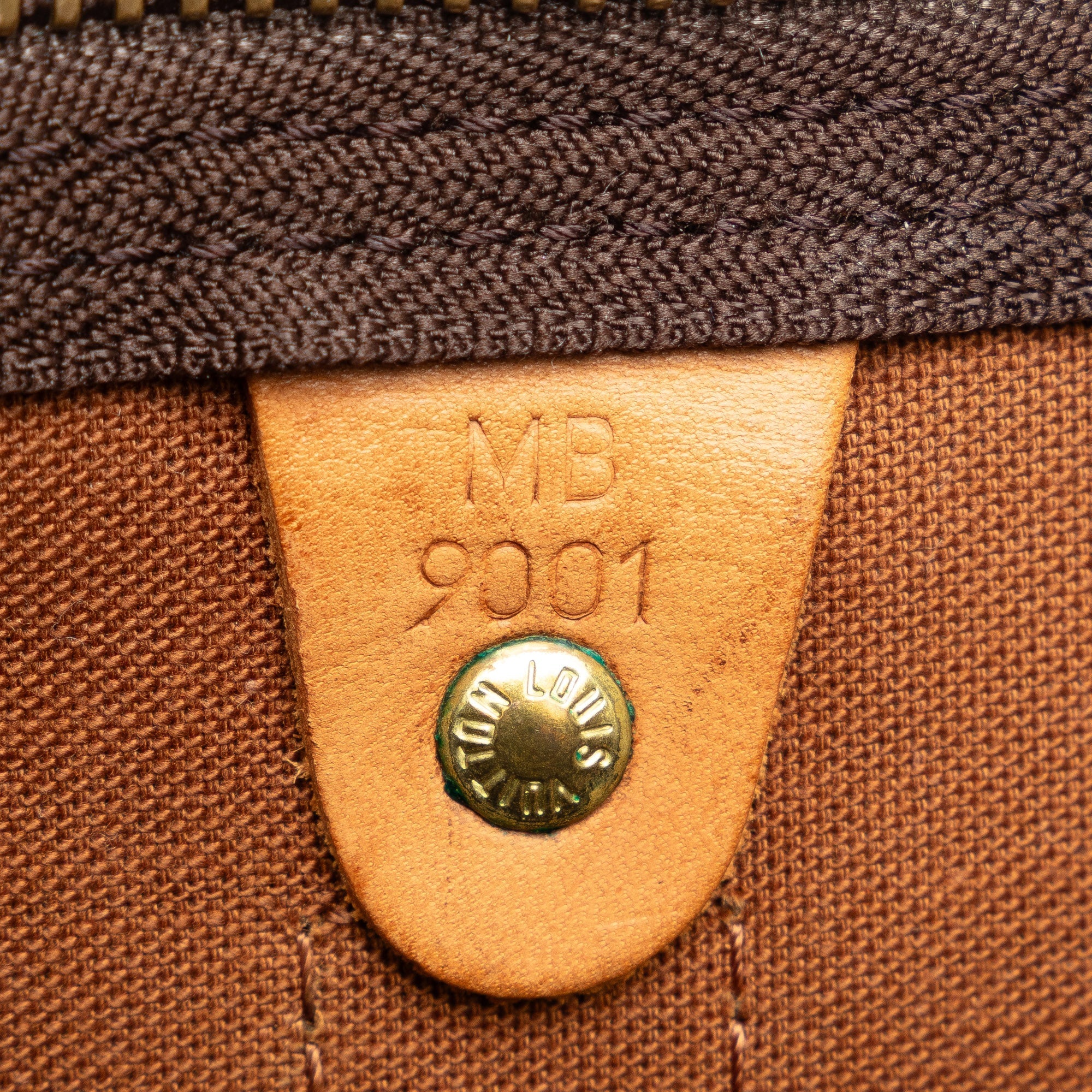 Brown Louis Vuitton Monogram Keepall 50 Travel Bag