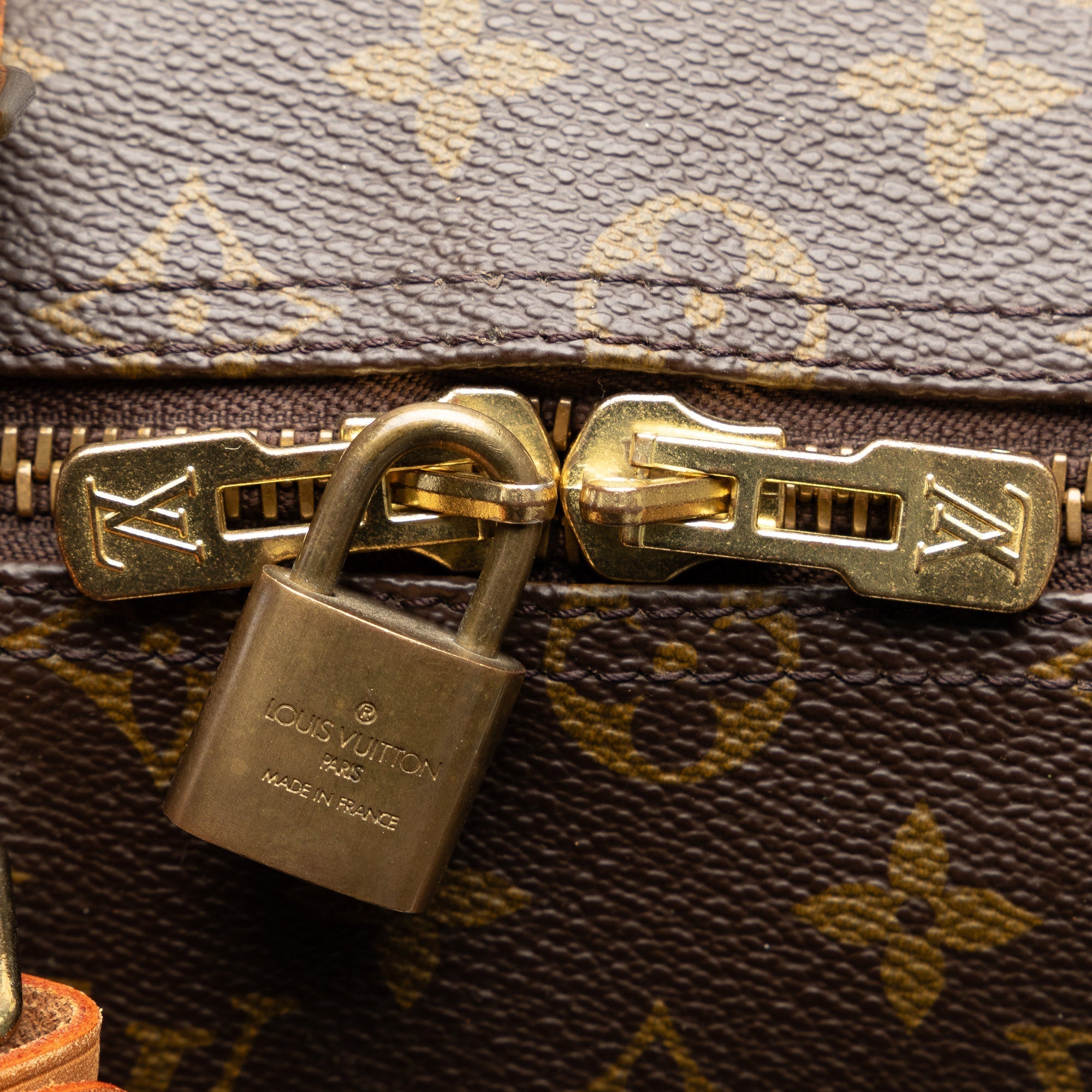 Brown Louis Vuitton Monogram Keepall 50 Travel Bag