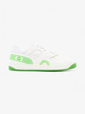 Gucci Demetra Basket Low Top White / Green Polyurethane EU 39.5 UK 6.5