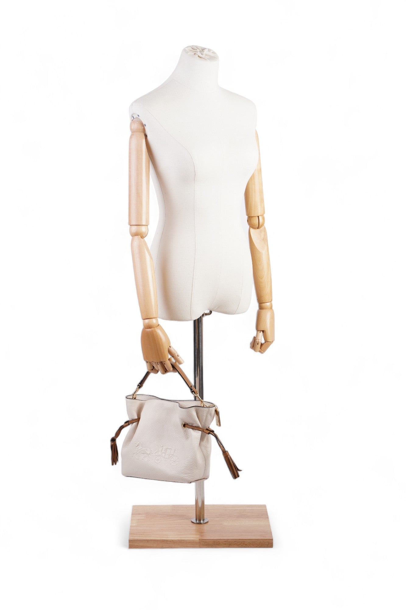 Coach Andy Cream Leather