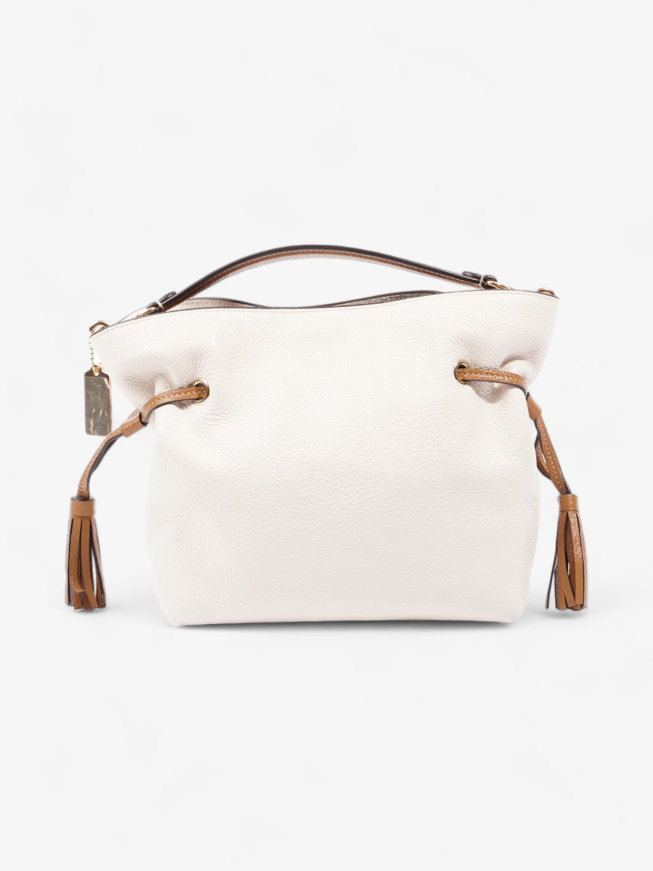 Coach Andy Cream Leather