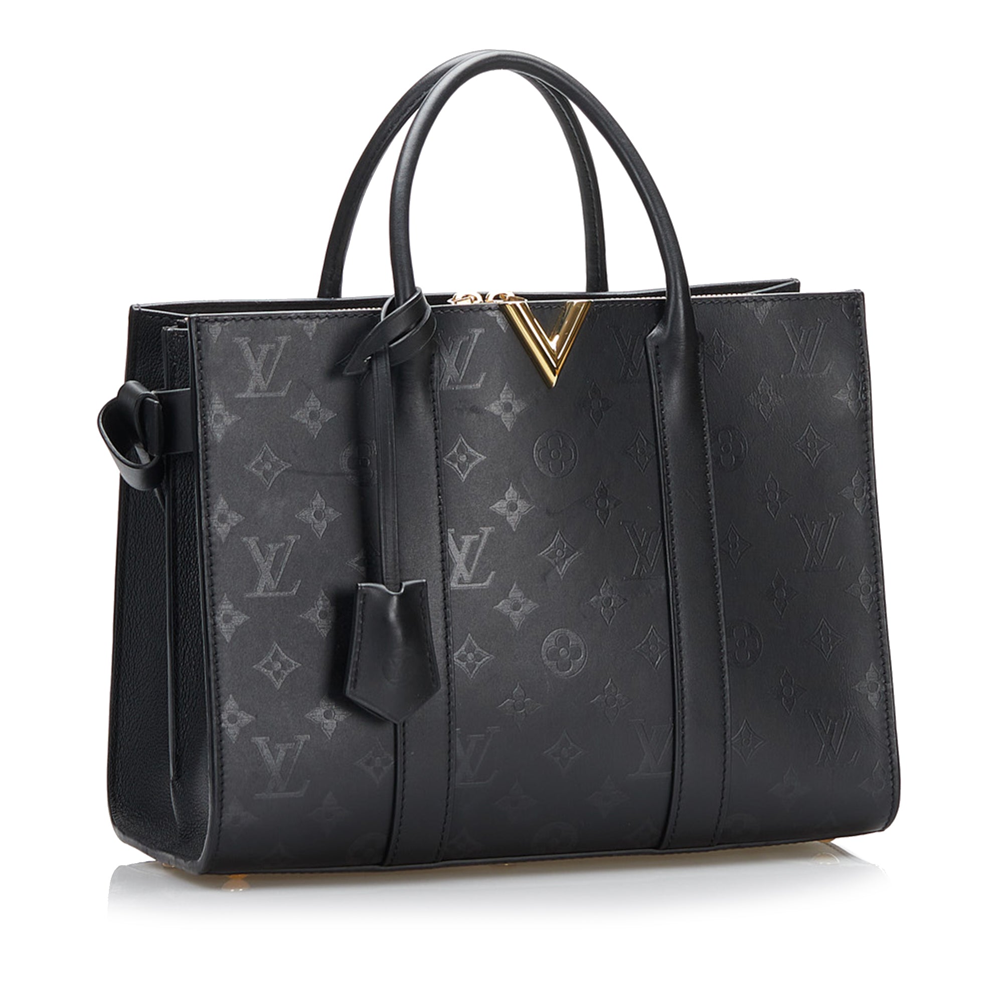 Black Louis Vuitton Monogram Very Tote MM Satchel