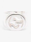 Gucci Interlocking G Ring Silver Silver Sterling 15 (55mm