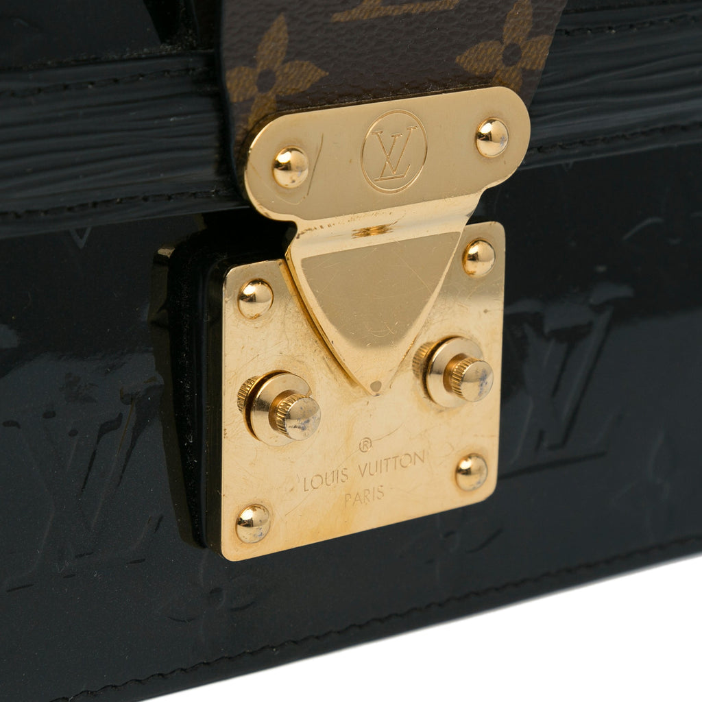 Black Louis Vuitton Monogram Vernis Wynwood Crossbody Bag
