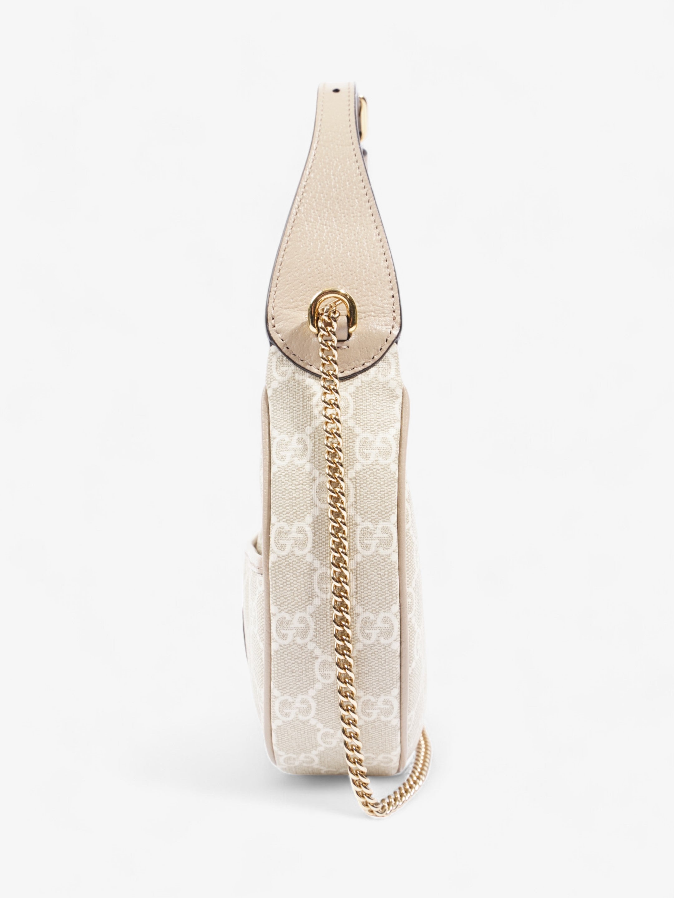 Gucci Ophidia GG Supreme / Beige / White Coated Canvas Mini