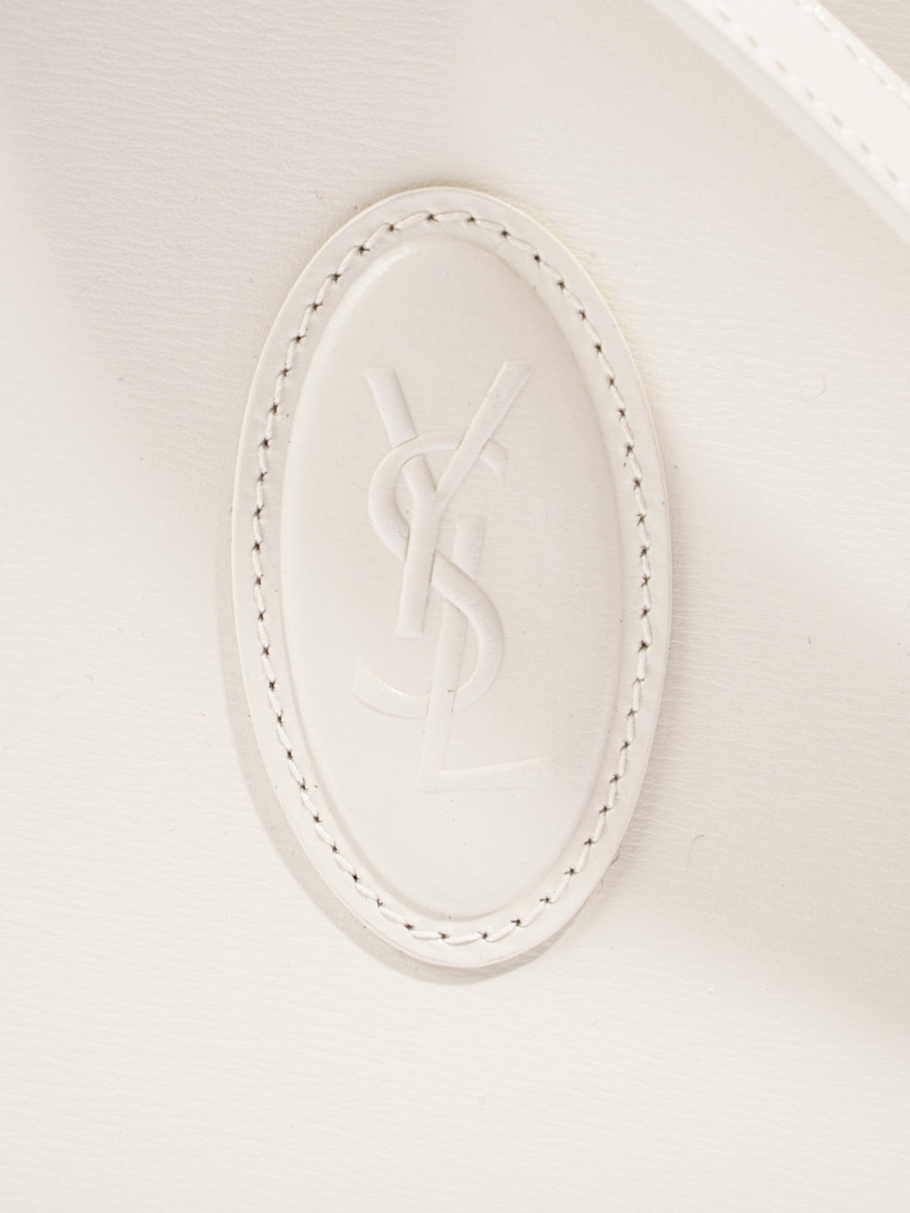 Saint Laurent Le 61 Camera Bag White Calfskin Leather