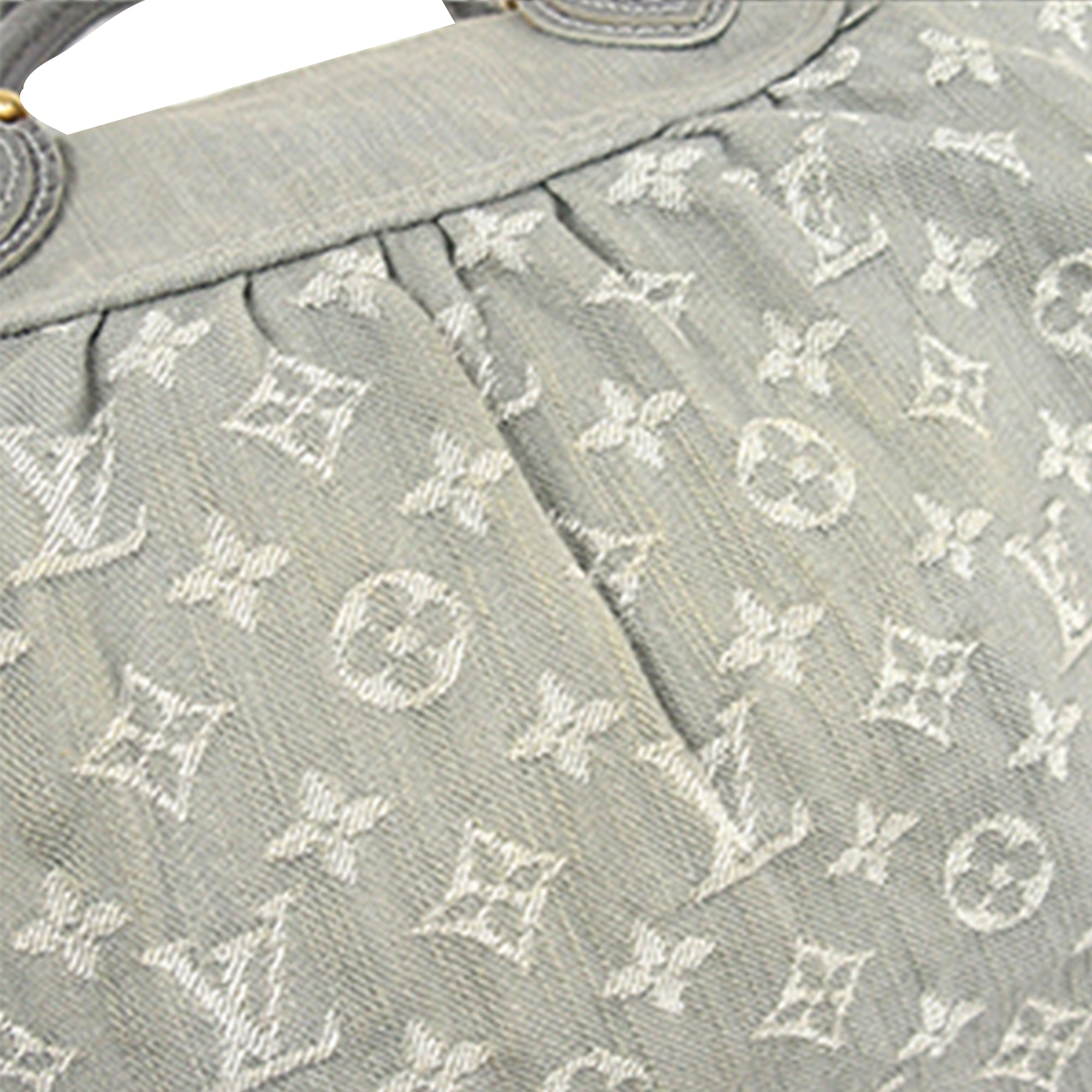 Gray Louis Vuitton Monogram Denim Neo Cabby MM Satchel