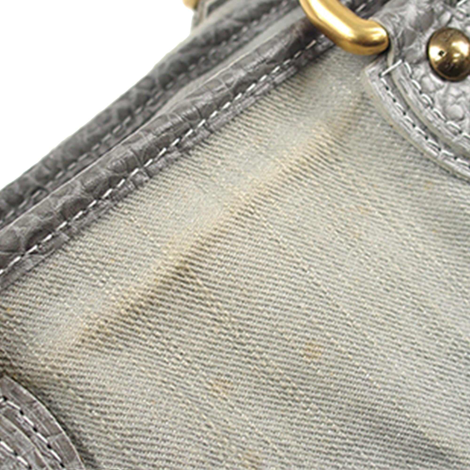 Gray Louis Vuitton Monogram Denim Neo Cabby MM Satchel