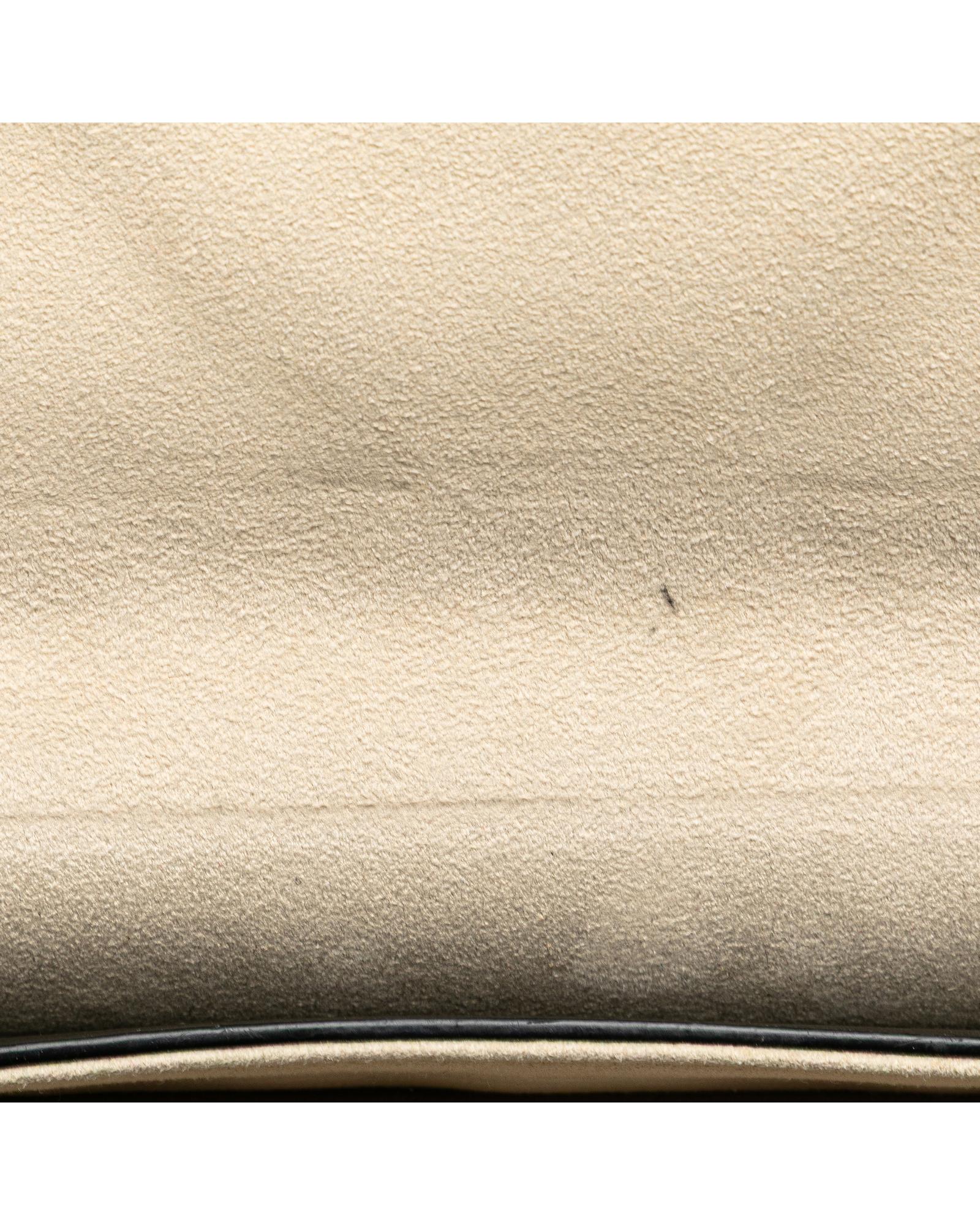 Embellished Leather Bag with Detachable Chain Strap and Twist Lock Closure