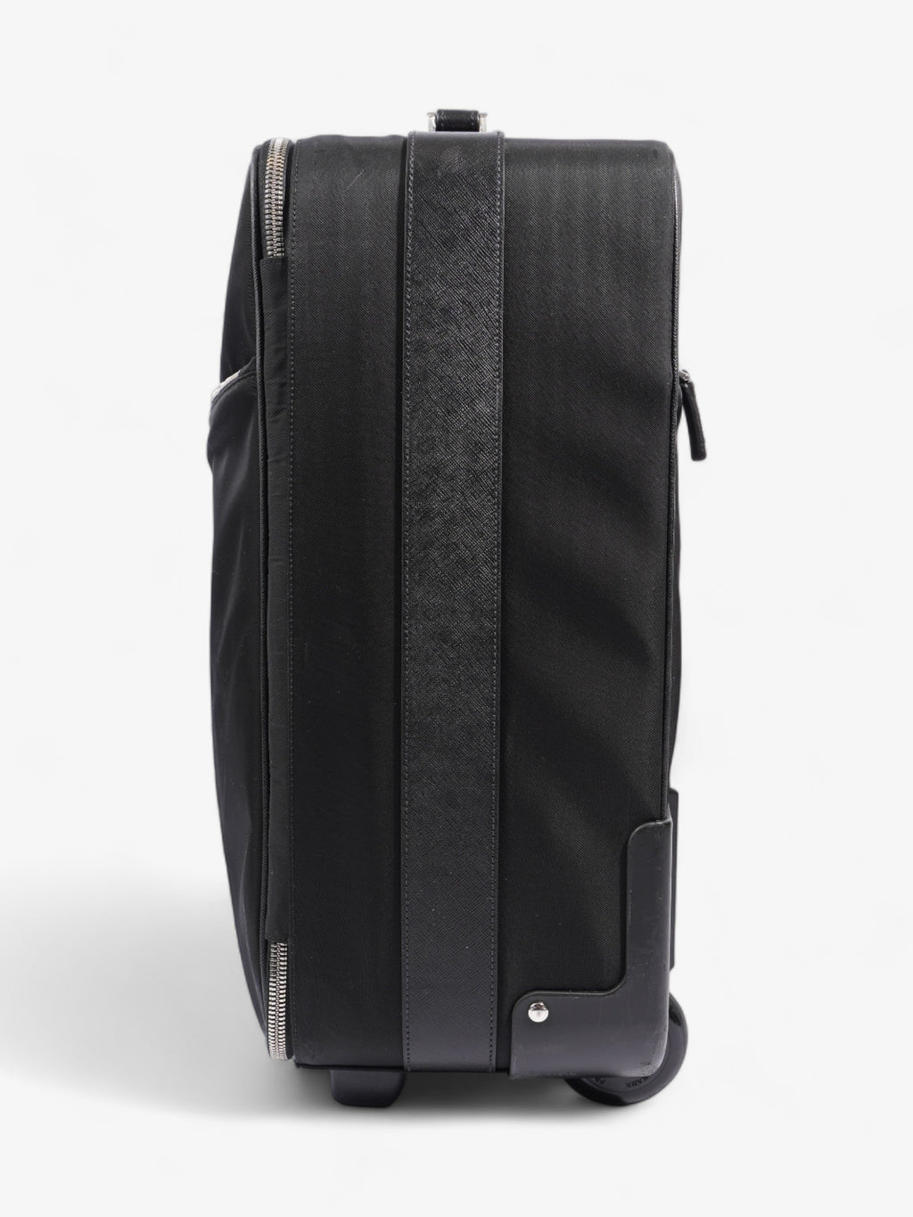 Prada Carry On Trolley Suitcase Black Re Nylon
