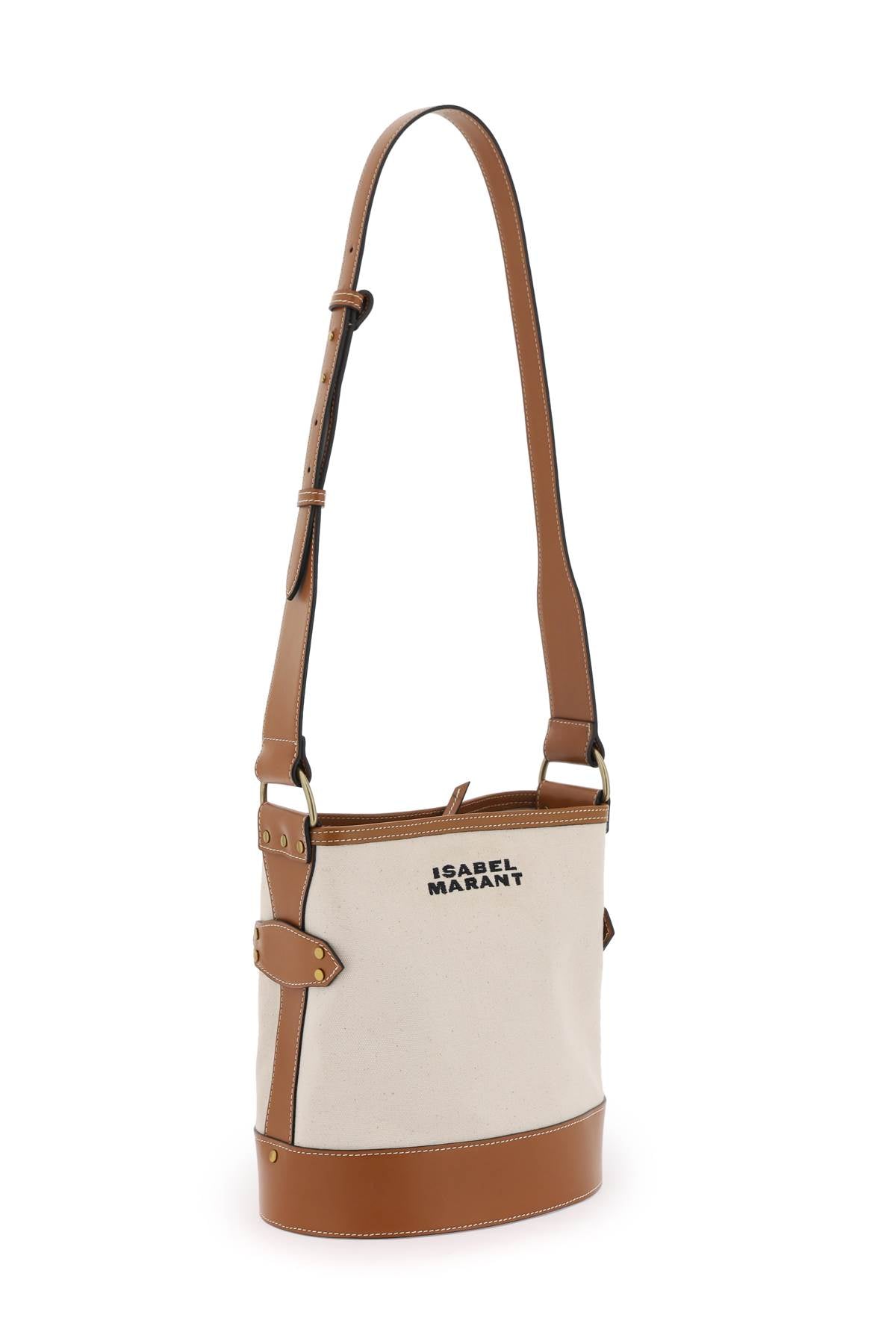 Isabel Marant Samara Cotton Canvas Shoulder Bag Women