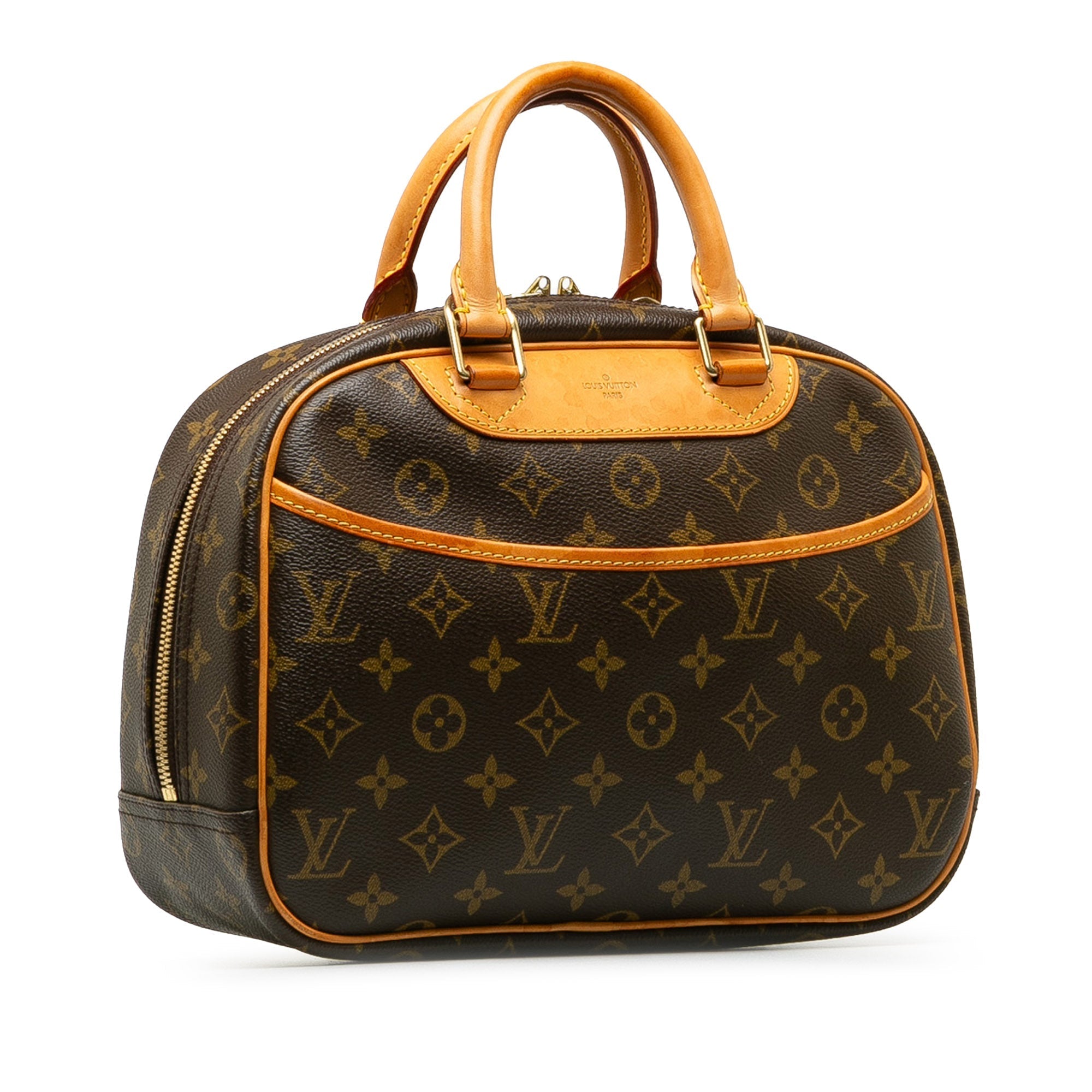 Brown Louis Vuitton Monogram Trouville Handbag