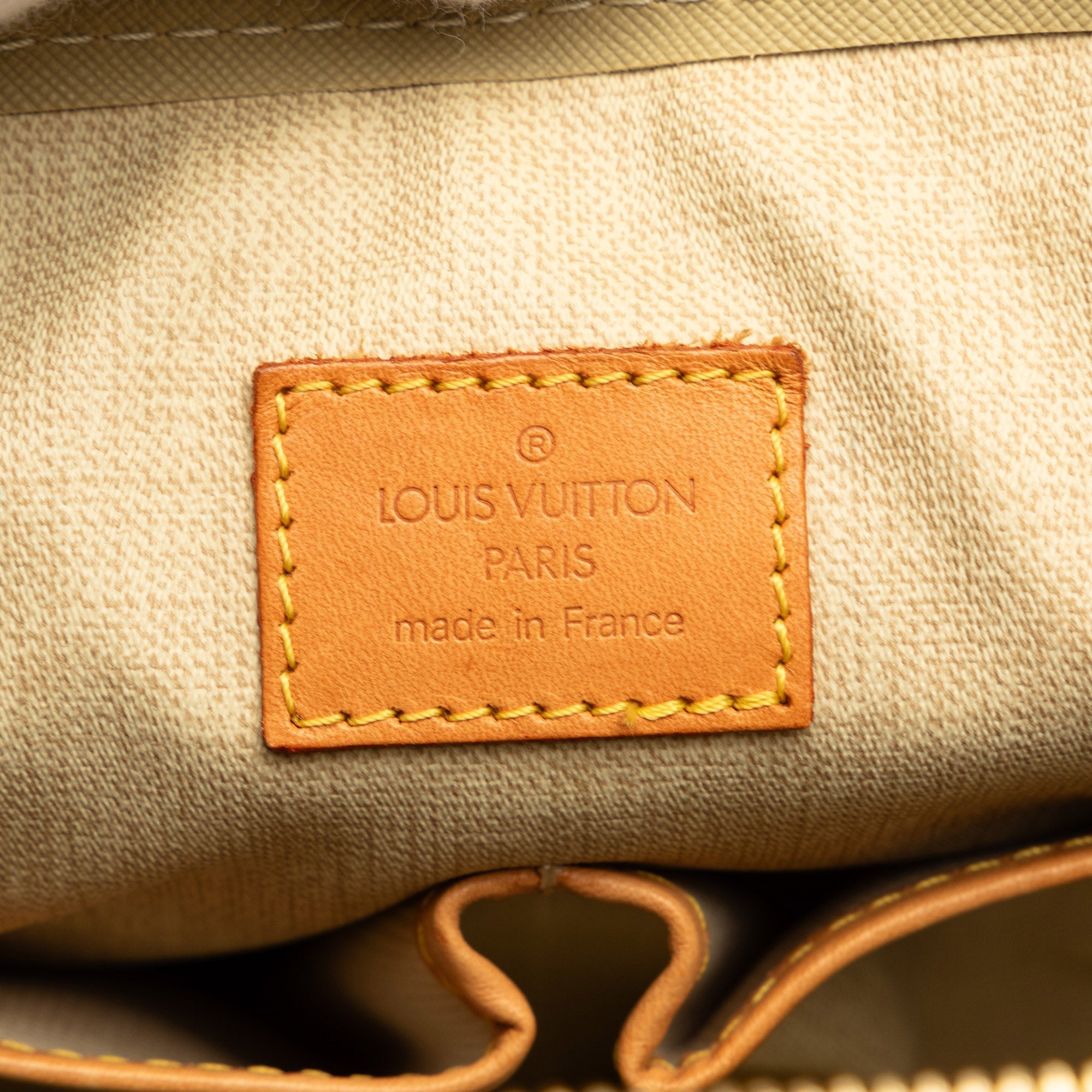 Brown Louis Vuitton Monogram Trouville Handbag