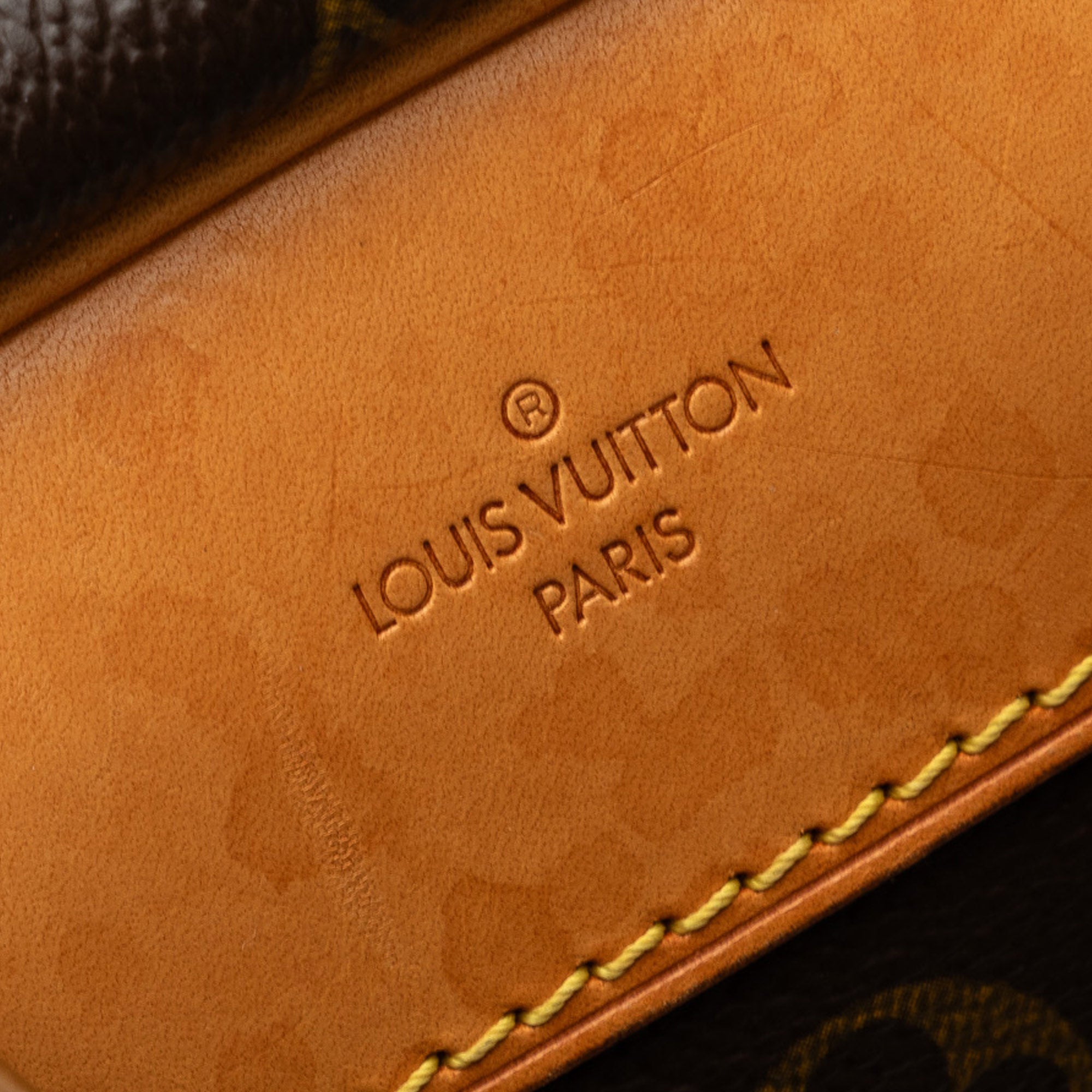Brown Louis Vuitton Monogram Trouville Handbag