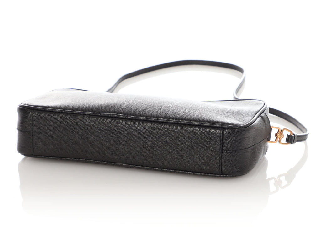 Prada Black Saffiano Crossbody