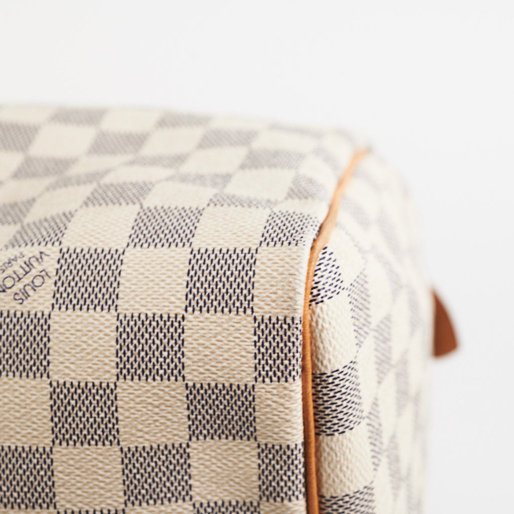 Louis Vuitton Speedy 30 Bandoliere Damier Azur