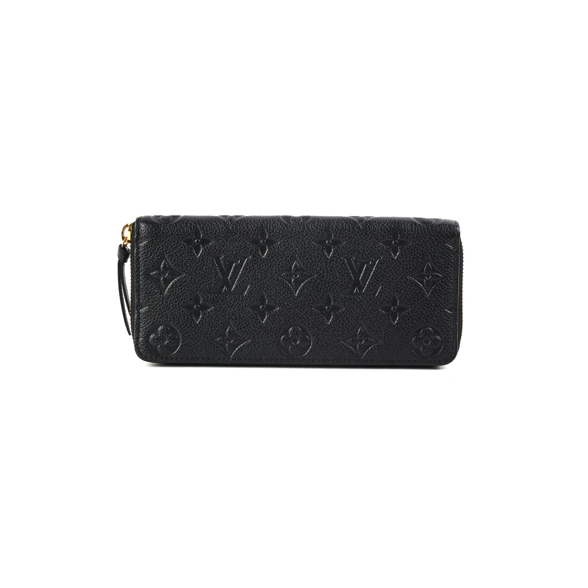 Louis Vuitton Black Long Zippy Wallet