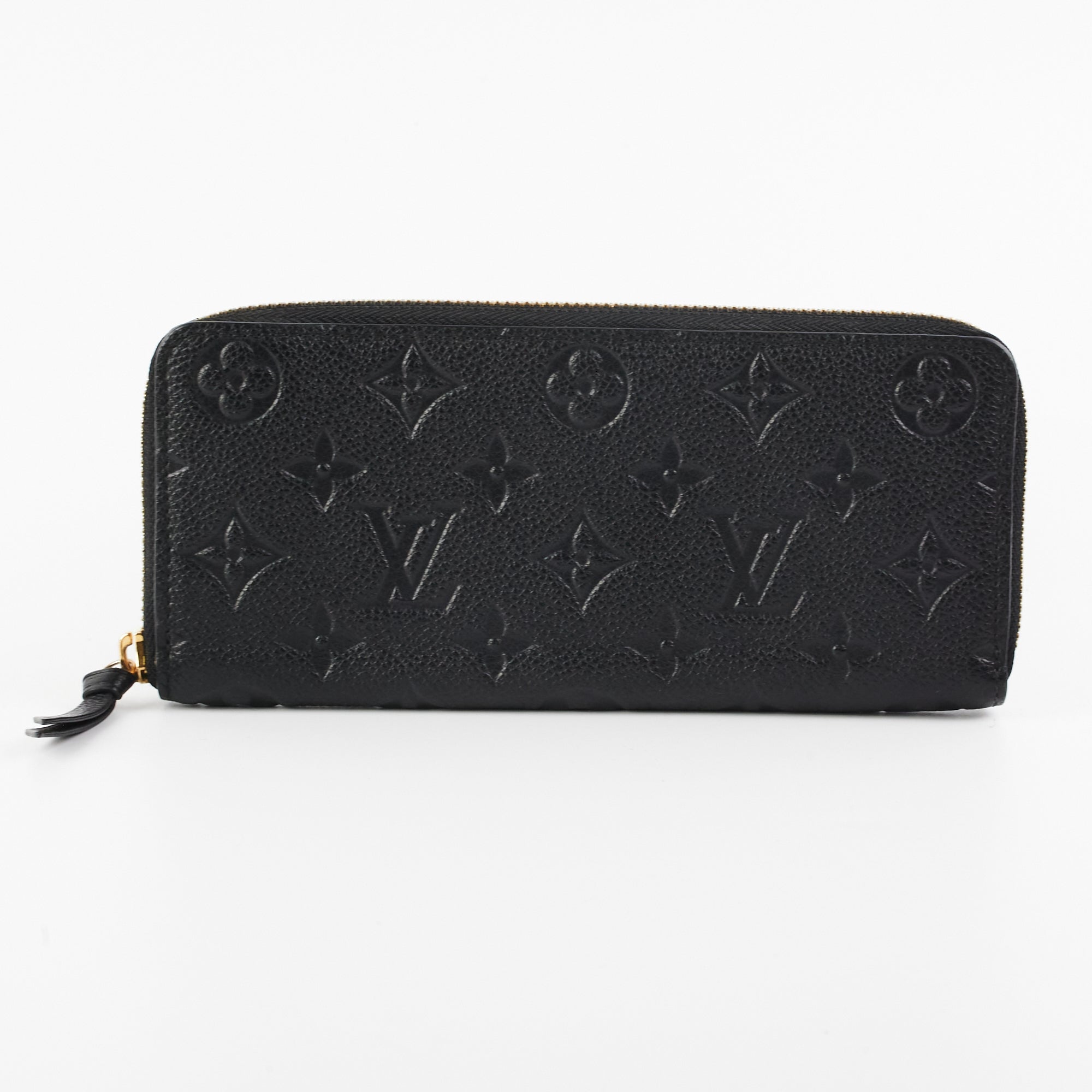 Louis Vuitton Black Long Zippy Wallet