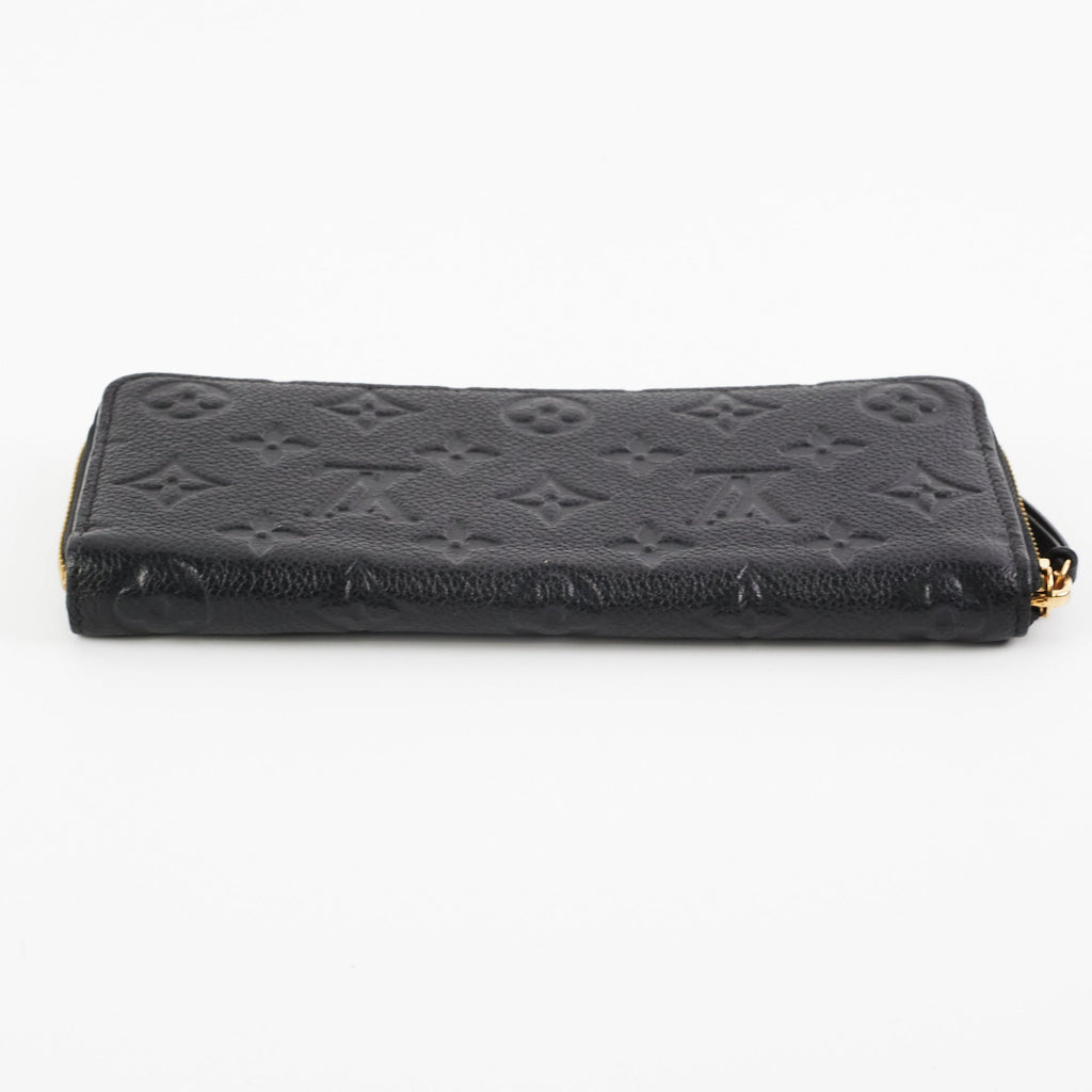 Louis Vuitton Black Long Zippy Wallet