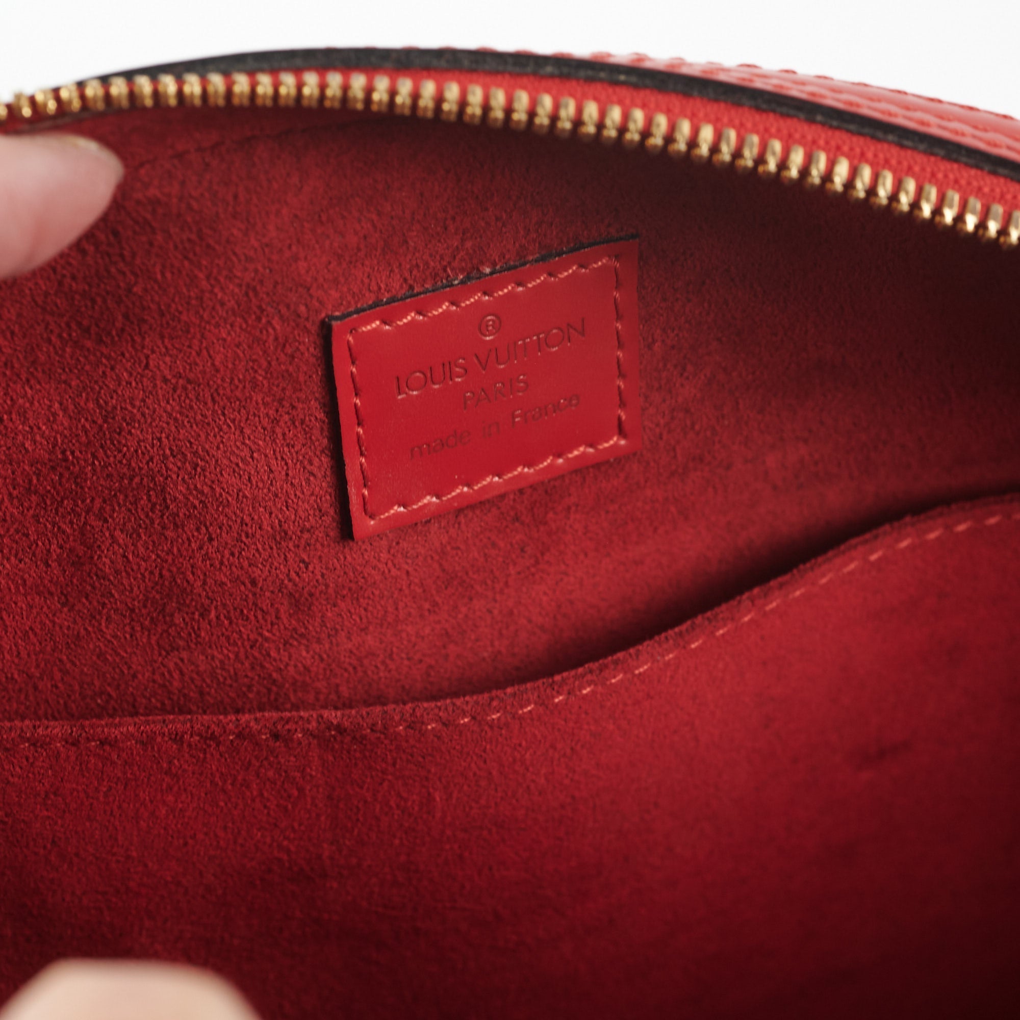 Louis Vuitton Jasmine Boston Epi Red