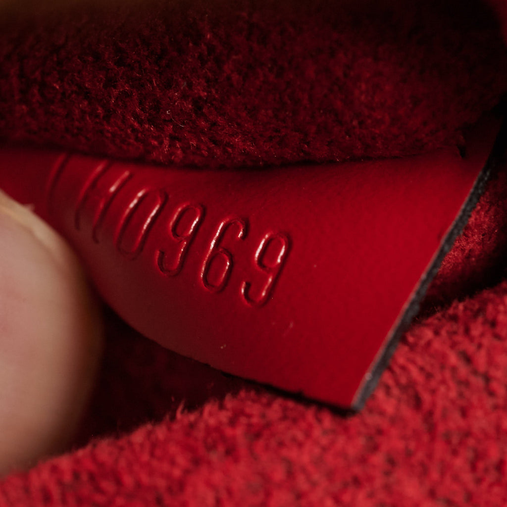 Louis Vuitton Jasmine Boston Epi Red