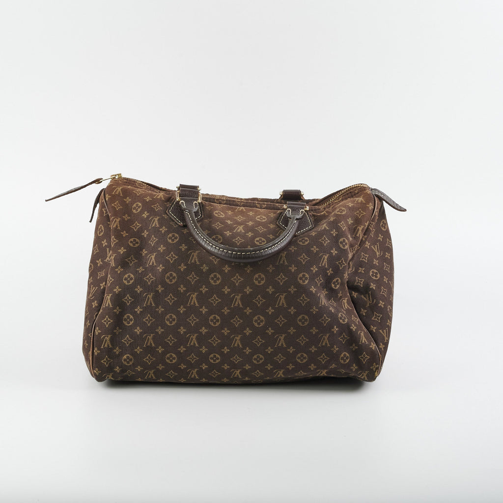 Louis Vuitton Speedy 30 Brown Denim